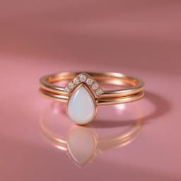 DIY Breast Milk KIT - Drop Shaped “Together” Ring & Stacking Ring - thumbnail 3