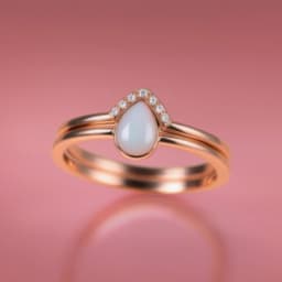 DIY Breast Milk KIT - Drop Shaped “Together” Ring & Stacking Ring - thumbnail 1