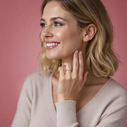 DIY Breast milk Box – Set: 12mm Necklace "Circle of Life" + Ring + Earrings - thumbnail 5