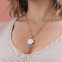 DIY Breast milk Box – Set: 18mm Necklace "Circle of Life" + Ring + Earrings - thumbnail 2