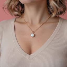 DIY Breast milk Box – Set: 12mm Necklace "Circle of Life" + Ring + Earrings - thumbnail 2